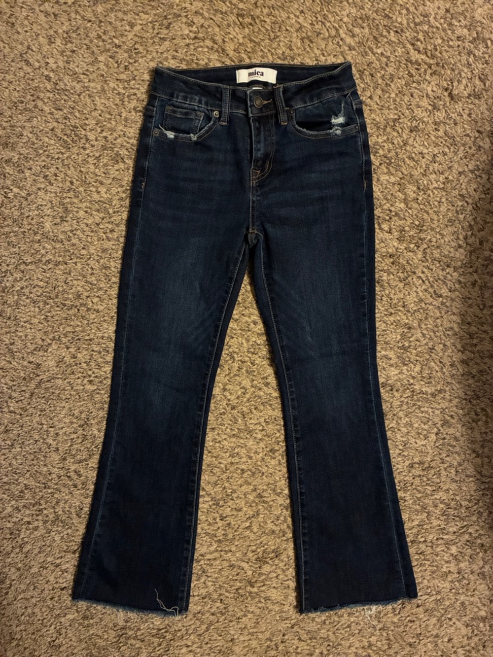 Mica mid rise bootcut crop jeans -size 24